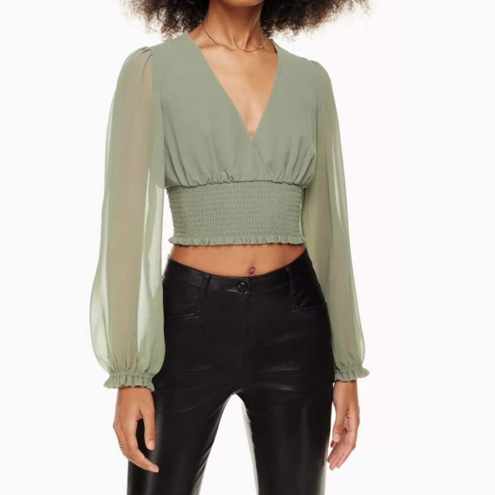 Wilfred Wistful Blouse - Sage Green